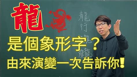 龍是象形字嗎|書法與說文解字:一文看懂「龍」字的演變過程!